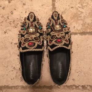 Jeffrey Campbell Jeweled Slides